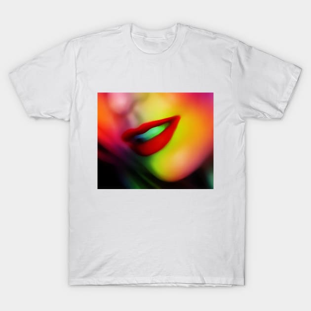 Red Lips T-Shirt by DulceDulce